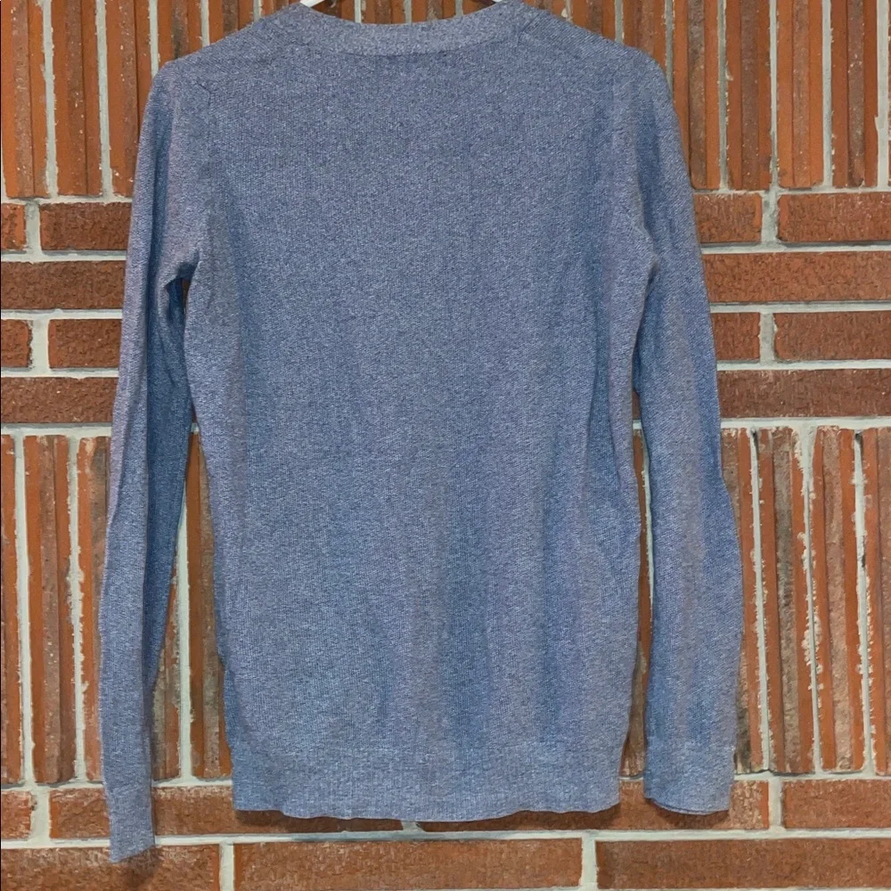 Madewell 100% cotton blue bird sky cardigan size medium - Picture 6 of 8